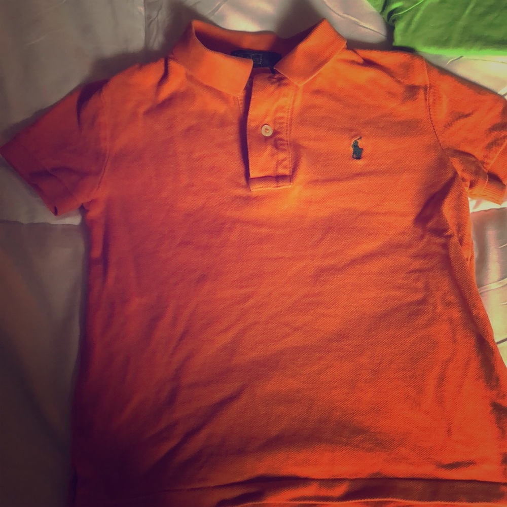 Polo by Ralph Lauren toddler polo shirt. Orange 3T